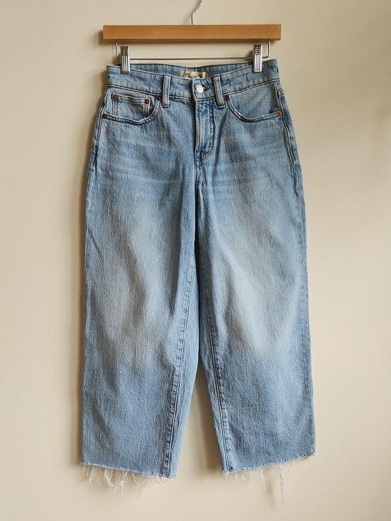 Madewell Denim - Madewell Curvy Perfect Vintage Wide-Leg Crop